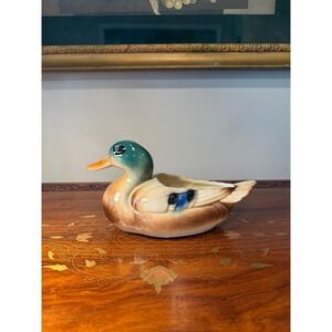 Vintage Ceramic Duck Planter